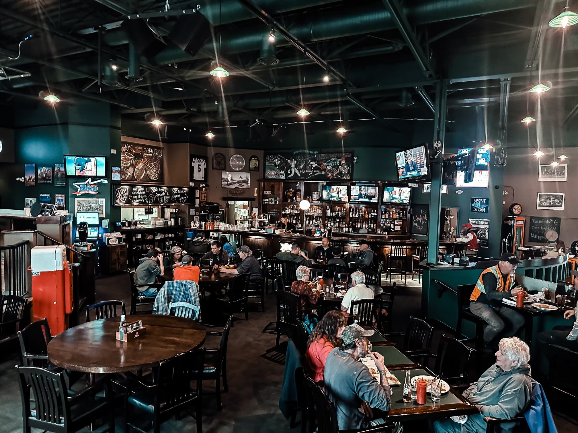 Inside Oliver Street Bar & Grill
